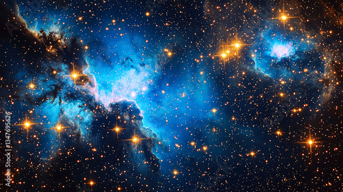 Cosmic Nebula: A breathtaking journey through the vibrant colors and celestial wonders of the universe.