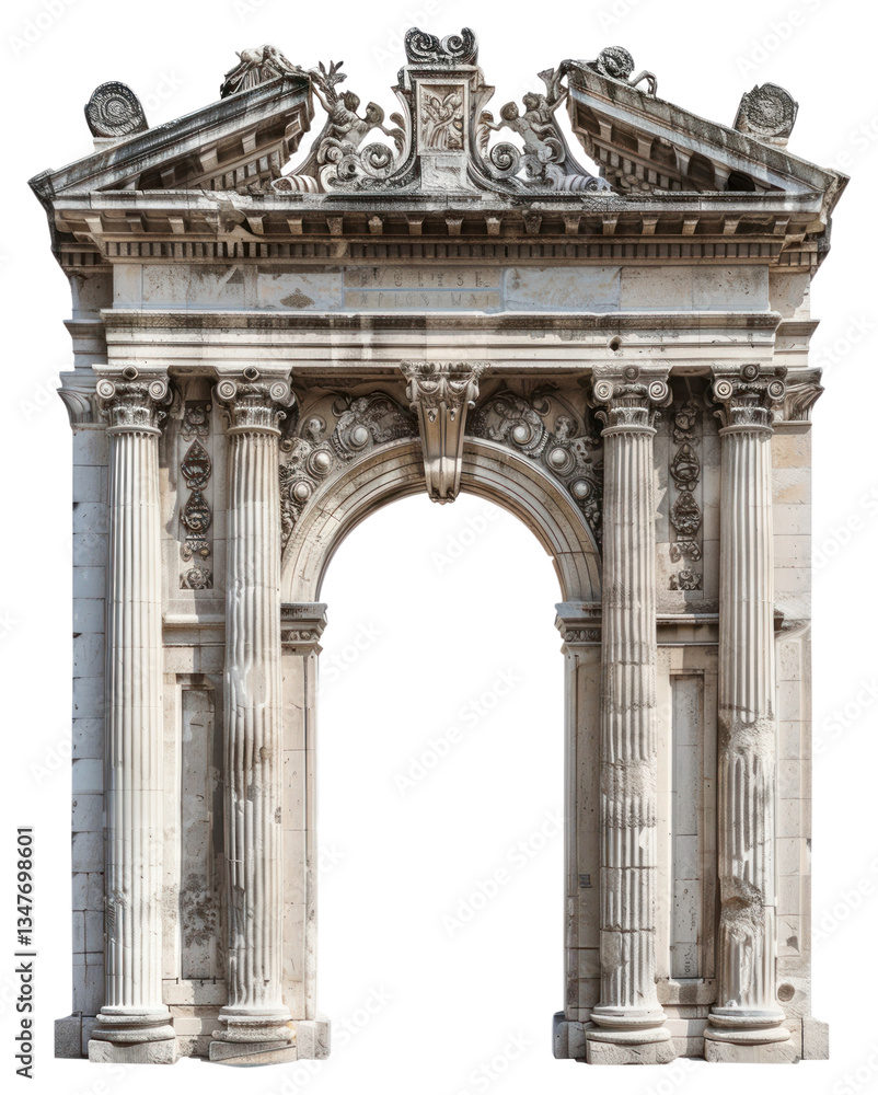 Naklejka premium Ornate classical architectural archway