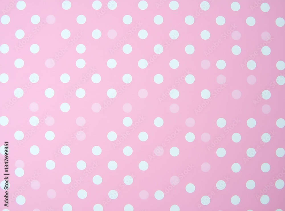 A classic playful pattern with white polka dots on a baby pink background, perfect for retro fashion.
A classic playful pattern with white polka dots on a baby pink background, perfect for retro fashion.