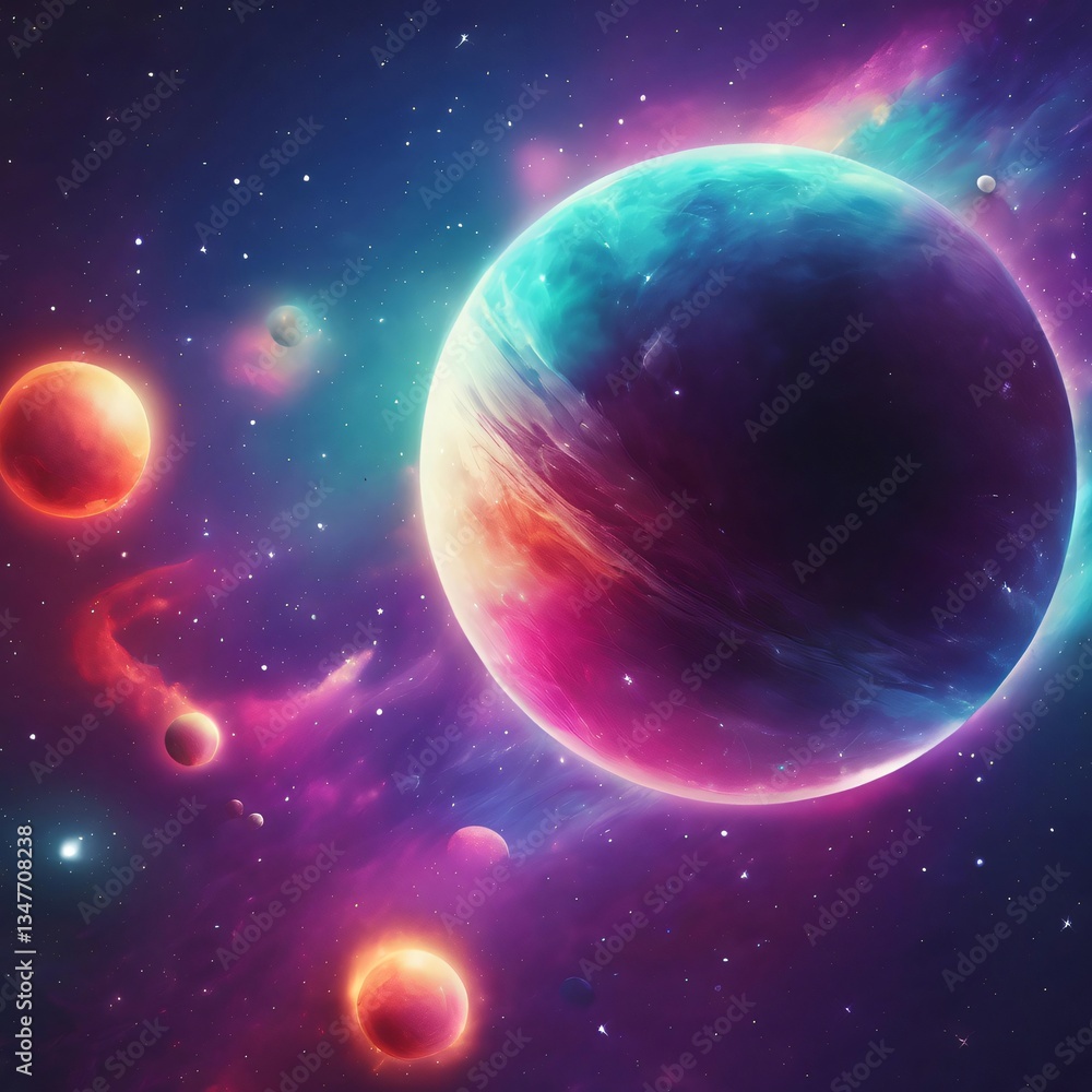 Obraz premium planet in space