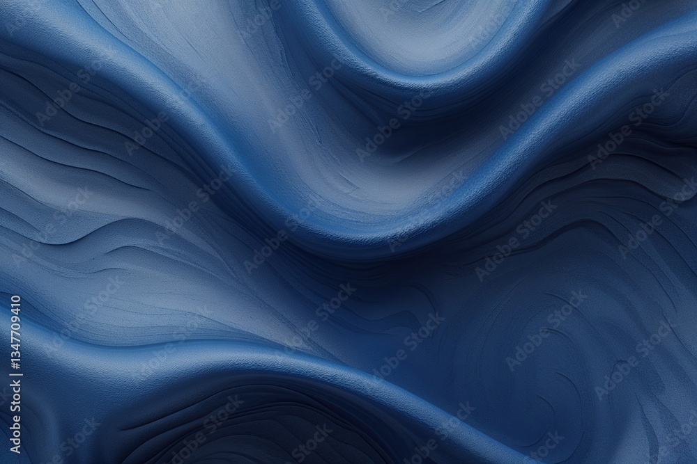 Obraz premium Soft Blue Grainy Gradient Background with Stylish Navy Texture Design