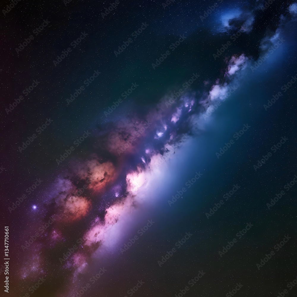 Fototapeta premium Nebula of Dreams: Space Art