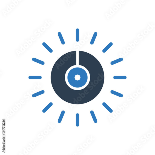 Control Knob Icon Sign Symbol