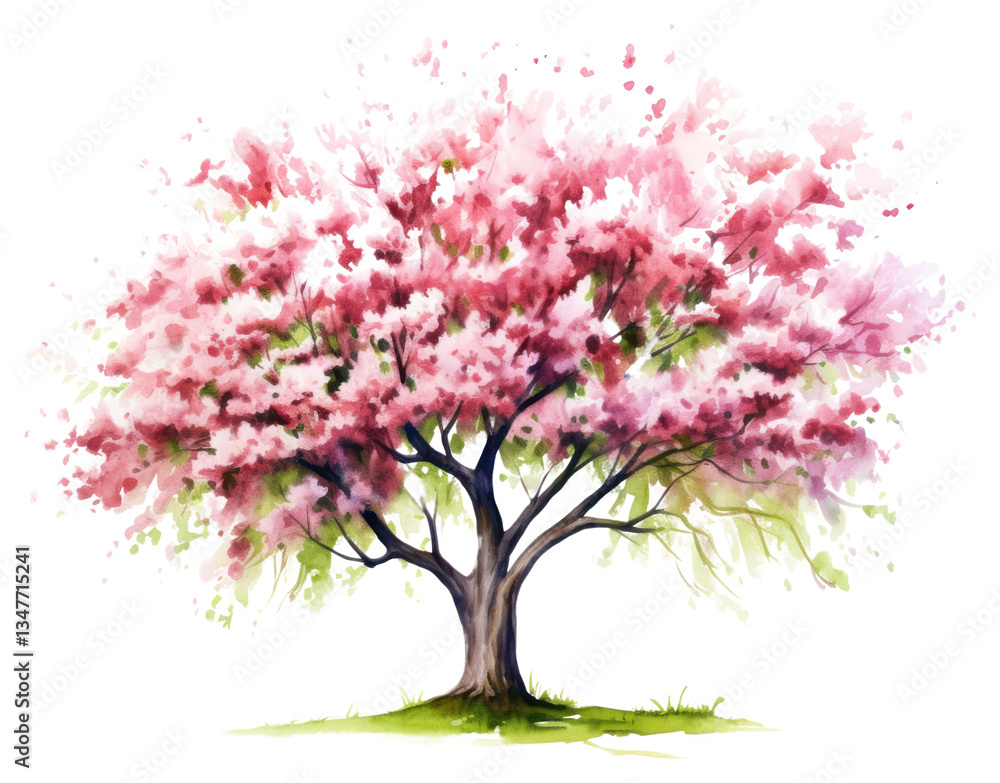 Fototapeta premium PNG Tree blossom flower plant.