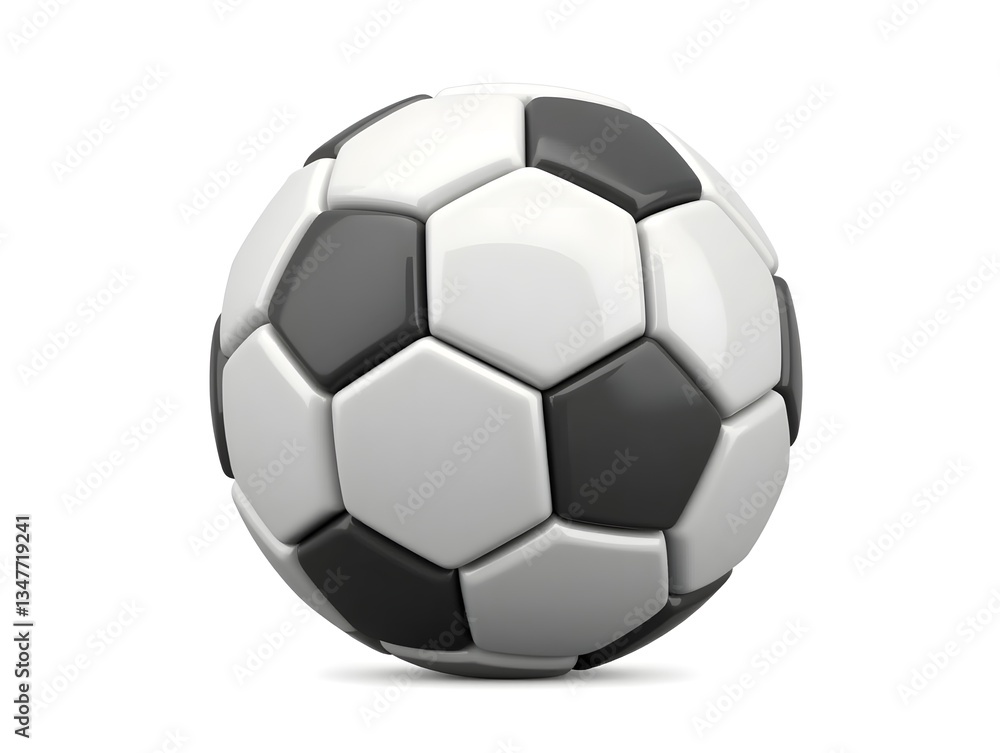 3d illustration of a football logo isolated on a white transparent background 3d illustration of a football logo isolated on a white transparent background