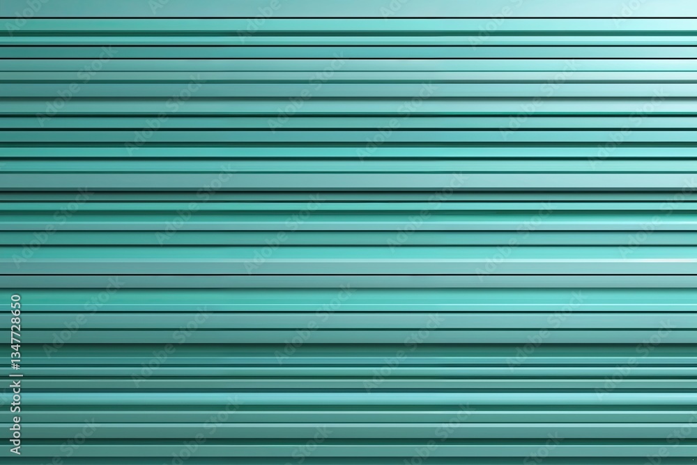 Obraz premium Modern Digital Tech Background with Neutral Turquoise Stripe Surface Design