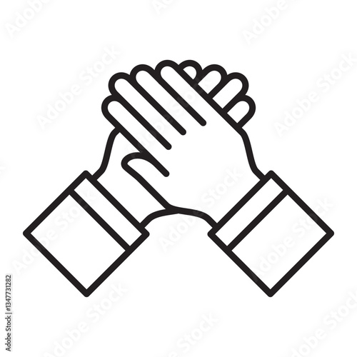 icon, cooperation, teamwork, hands, together, work, job, sign, symbol, participate