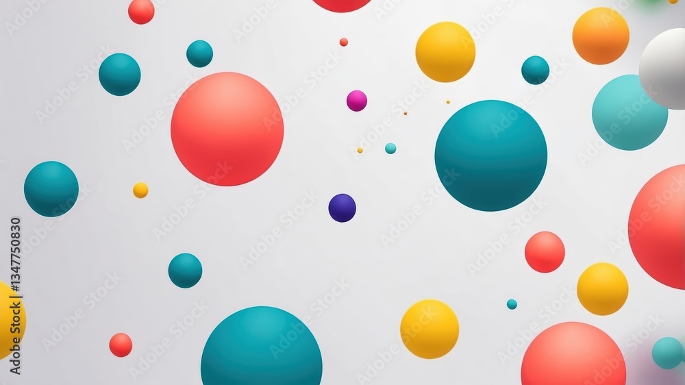 3D Colorful Spheres: Modern Abstract Digital Art with Vibrant Geometry and Playful Patterns 3D Colorful Spheres: Modern Abstract Digital Art with Vibrant Geometry and Playful Patterns