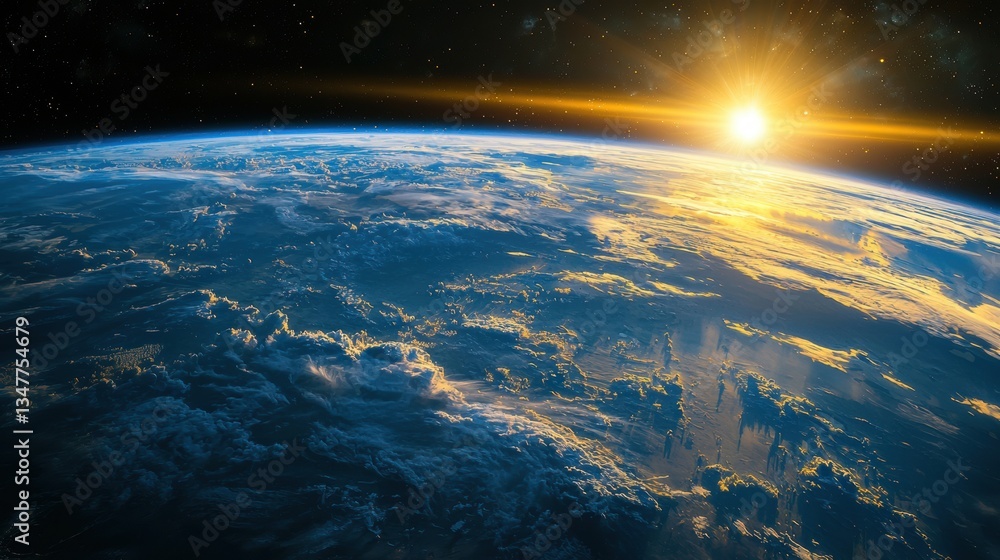 Fototapeta premium Earth from Space – Sustainability & Conservation