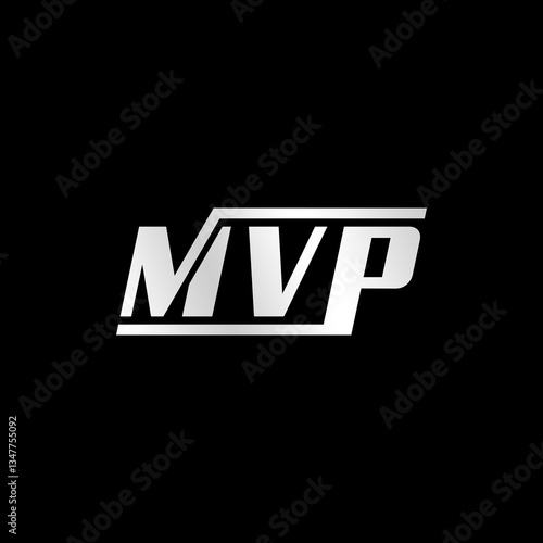  Mvp Logo Design Abstract Monogram Simple