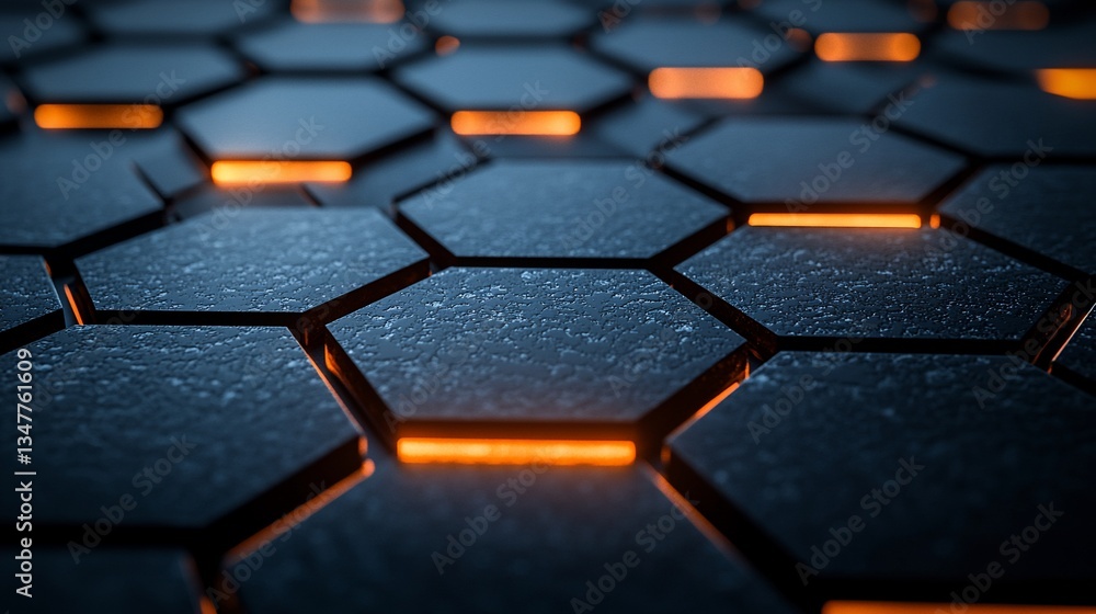 Dark Gray Hexagon Texture Background Dark Gray Hexagon Texture Background