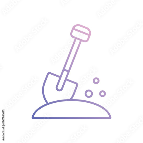 Shovel vector icon