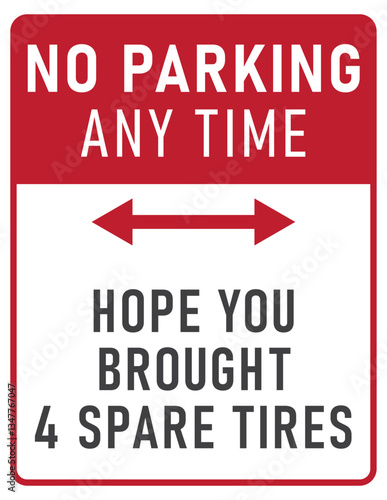 Funny No Parking Signage
