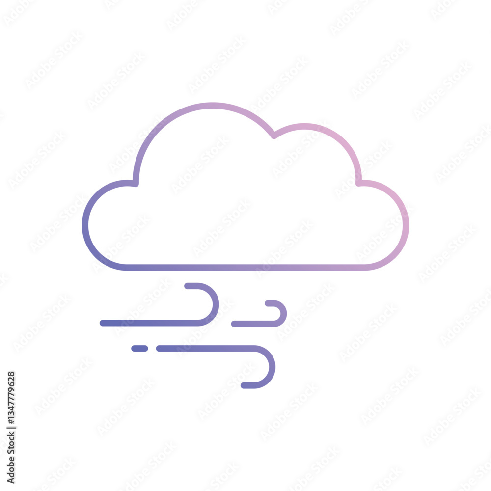 Wind vector icon Wind vector icon