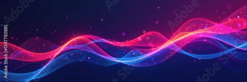 Wallpaper Mural Business background with wavy abstract lines and stripes , business, texture Torontodigital.ca