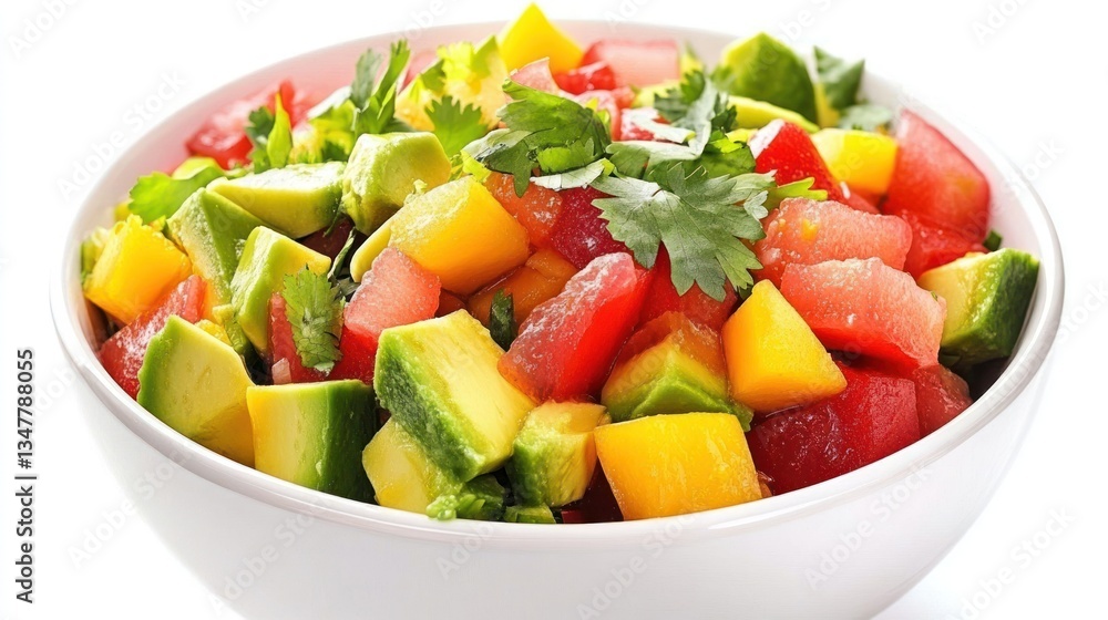 Refreshing Avocado, Mango, and Watermelon Salad Refreshing Avocado, Mango, and Watermelon Salad