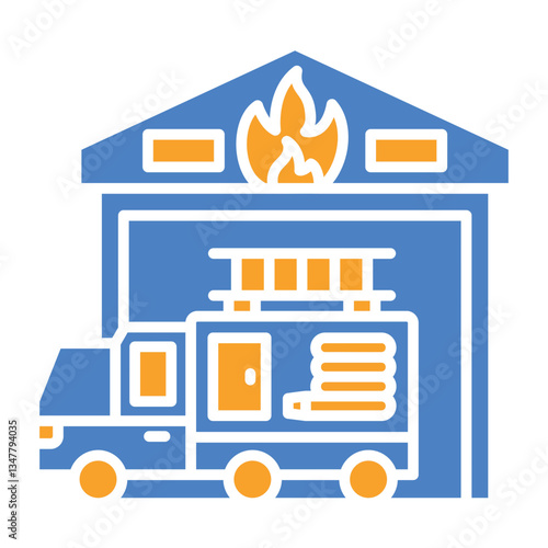 Fire Station Icon