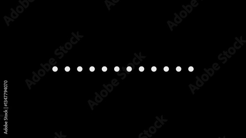 Dots loading on transparent background with alpha channel. Loading is indicated by a dot. Load dot icons