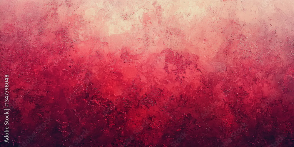 Abstract Red Background, Rough Painted Wall Texture Abstract Red Background, Rough Painted Wall Texture