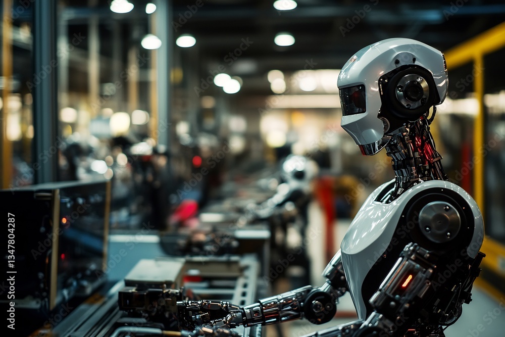 Fototapeta premium Robotic automation