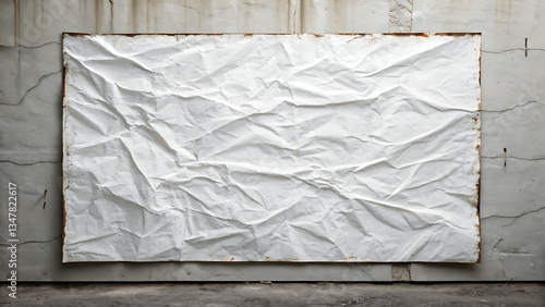 Wallpaper Mural crumpled paper on wood Torontodigital.ca