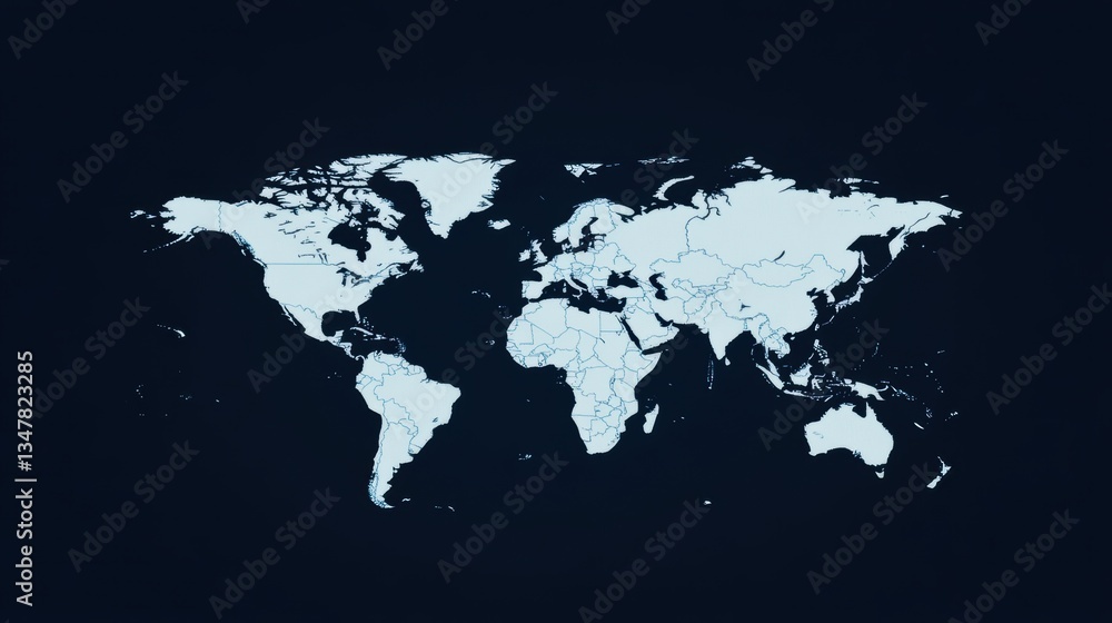 Naklejka premium World map. Earth Day theme background wallpaper.