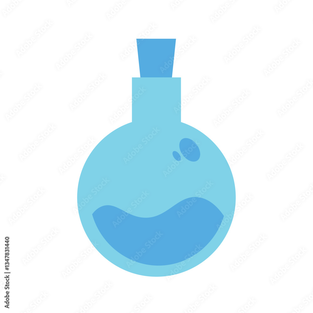 Isolated blue potion magic icon Isolated blue potion magic icon