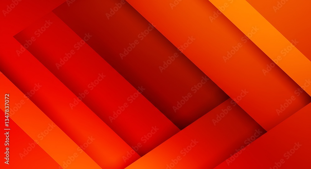Obraz premium Dynamic Red Orange Diagonal Layers Abstract Background High Resolution Texture