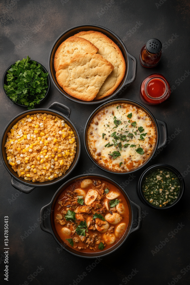 Exploring the diverse and flavorful variations of gumbo soup in a Louisiana kitchen Exploring the diverse and flavorful variations of gumbo soup in a Louisiana kitchen