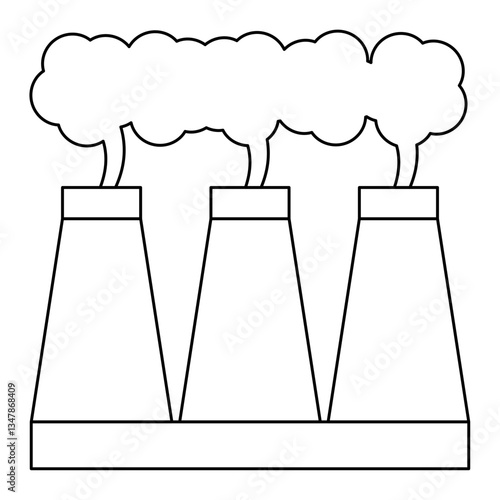 Polution Outline icon