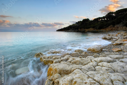 Sunset at Punta Negra, Fertilia. Alghero. Sassari. Sardinia. Italy.