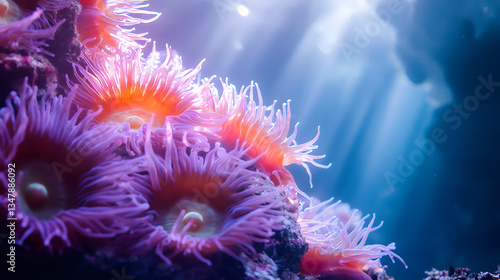nature, design, illustration, flower, green, plant, art, underwater, sea, coral, anemone, ocean, fish, reef, water, abstract, aquarium, marine, tropical, colorful, diving, blue, life, scuba, animal, r