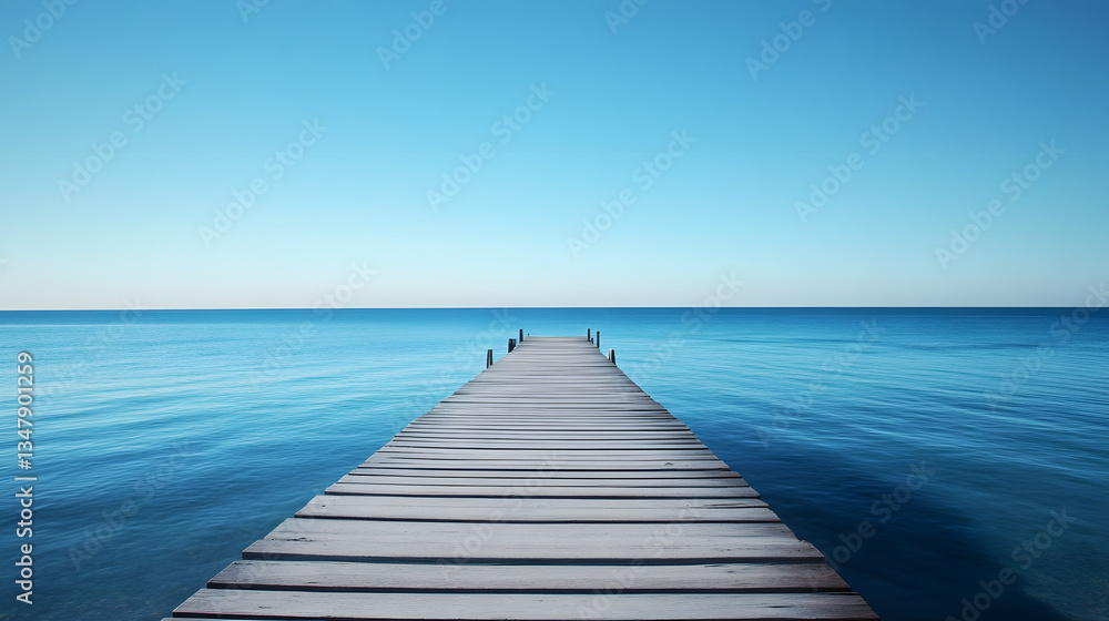 Obraz premium landscape, nature, view, travel, sun, forest, clouds, sky, sea, pier, beach, water, ocean, jetty, wooden, bridge, wood, tropical, island, summer, horizon, sand, coast, holiday, maldives, vacation, pat