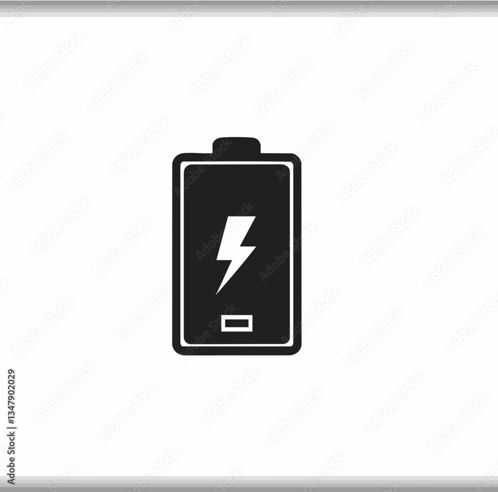 Battery Charging Icon Graphic. Vector image Battery Charging Icon Graphic. Vector image