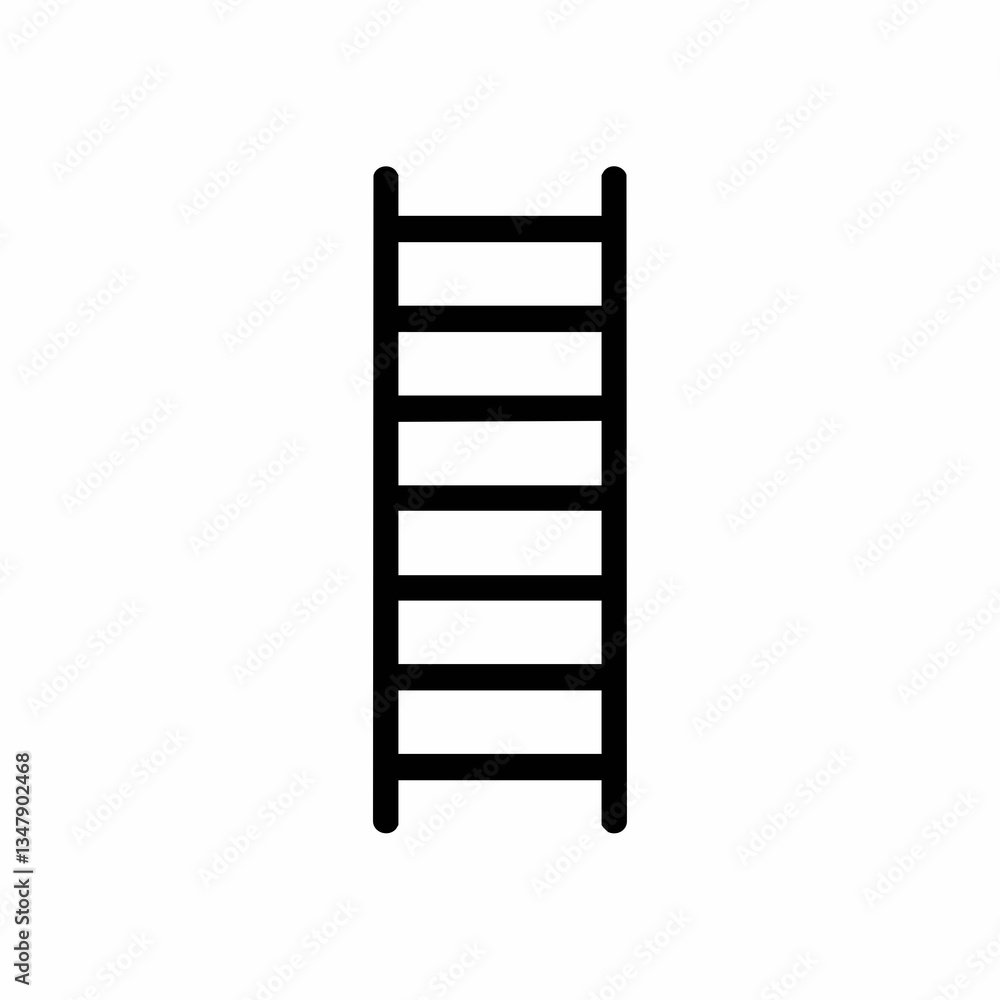 Vertical Ladder Icon Graphic Design Element. Vector image Vertical Ladder Icon Graphic Design Element. Vector image