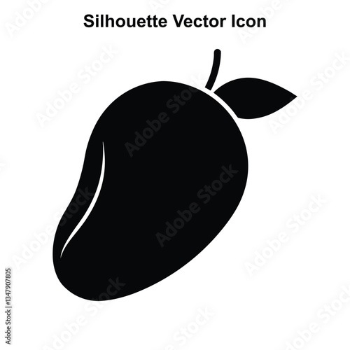  Illustration of a ripe pear with a leaf on a white background.