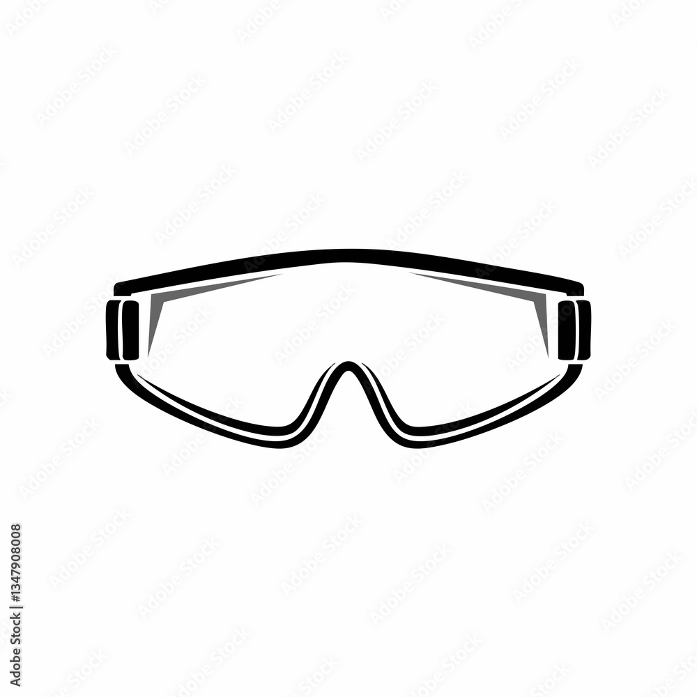 Protective Eyewear Icon Illustration Design. Vector image Protective Eyewear Icon Illustration Design. Vector image