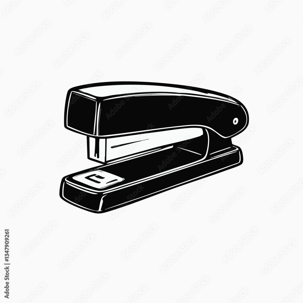 Office Stapler Illustration Vector Graphic. Vector image Office Stapler Illustration Vector Graphic. Vector image