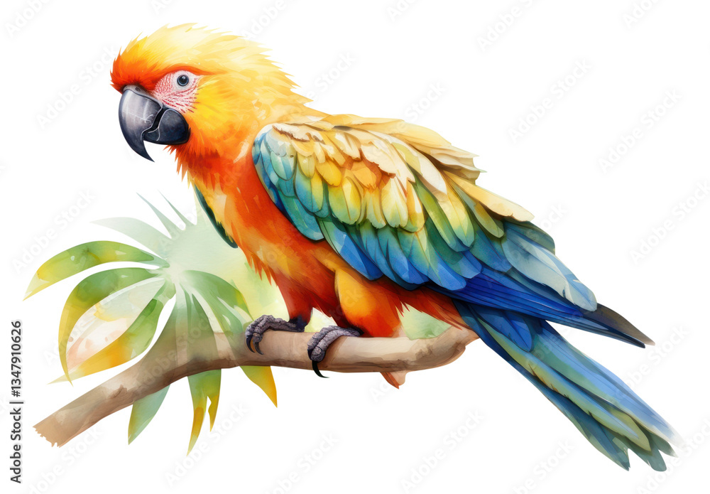 Obraz premium PNG Tropical bird parrot animal
