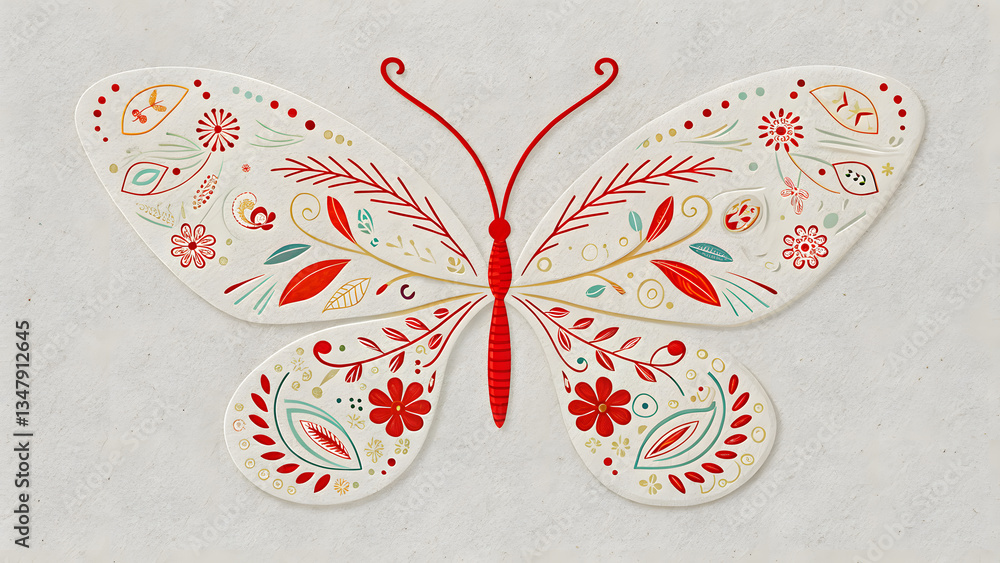 beautifully designed butterfly with intricate patterns and vibrant colors, showcasing floral beautifully designed butterfly with intricate patterns and vibrant colors, showcasing floral