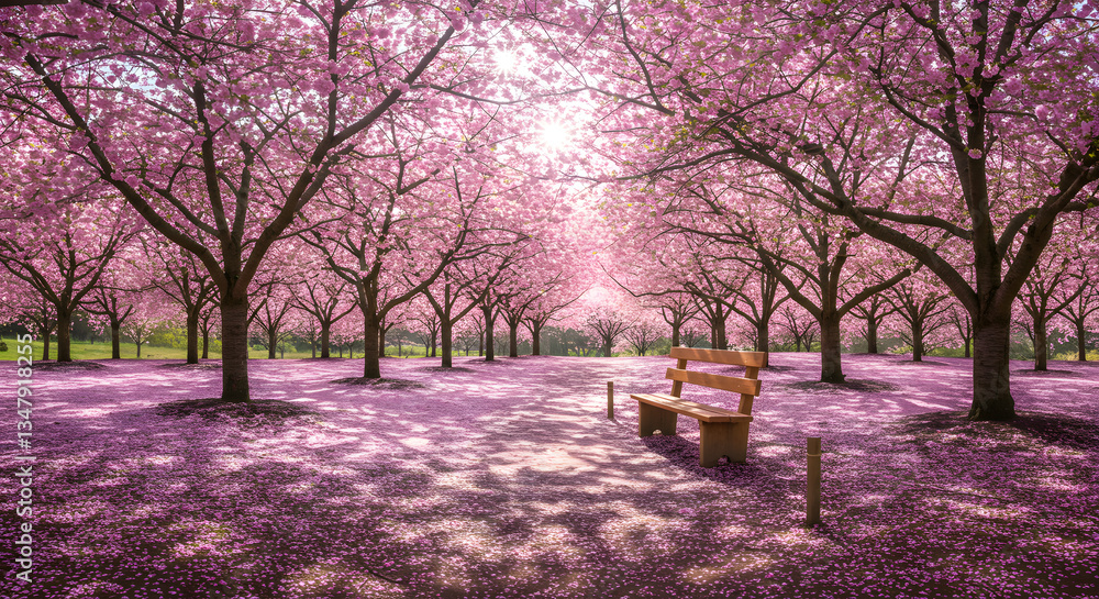 Fototapeta premium bench in the park