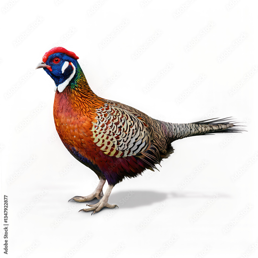 Fototapeta premium Male Golden Pheasant Bird Portrait