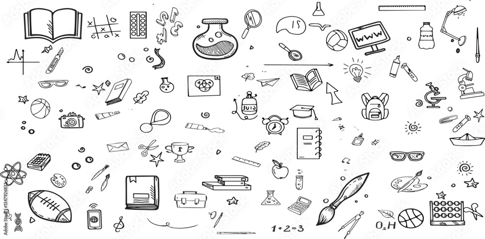 science icons sketch science icons sketch