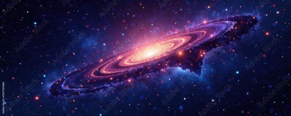 Celestial showcase with twinkling stars against inky blackness , universe, astronomy, cosmos Celestial showcase with twinkling stars against inky blackness , universe, astronomy, cosmos