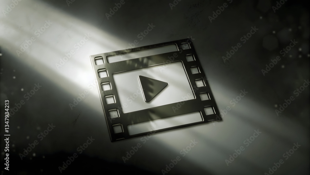 Obraz premium Logo short movie youtube