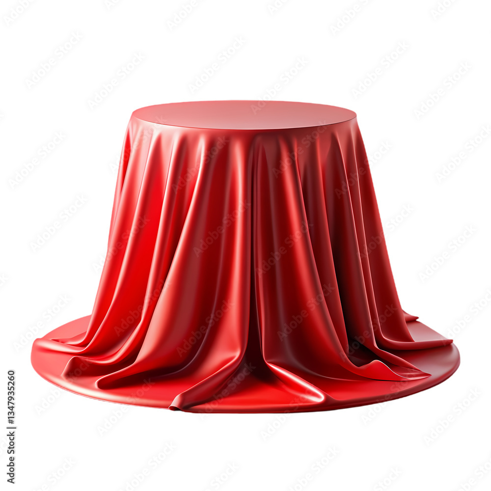 custom made wallpaper toronto digitalRed Cloth Covering a Table isolated on transparent background