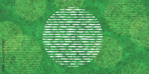 新緑　和紙　模様　背景　