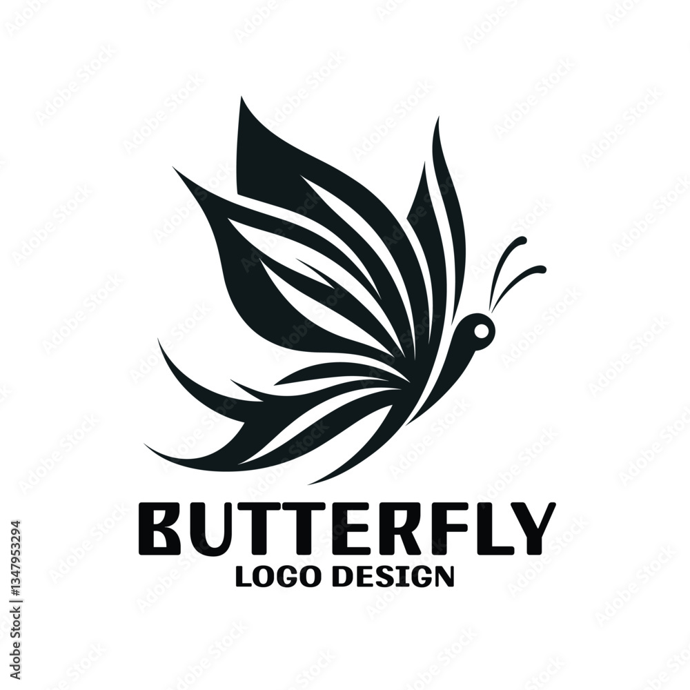 Butterfly Vector Logo Design Butterfly Vector Logo Design