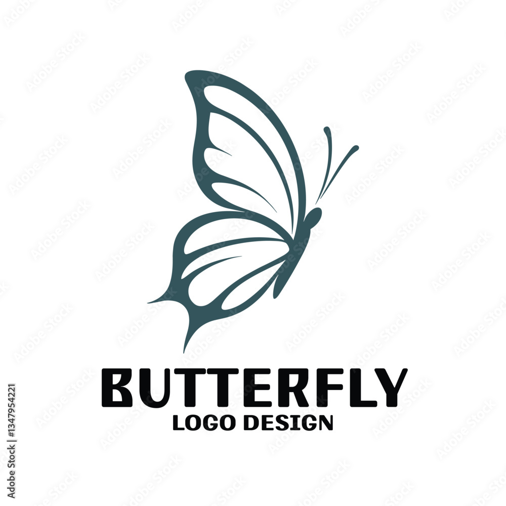 Butterfly Vector Logo Design Butterfly Vector Logo Design