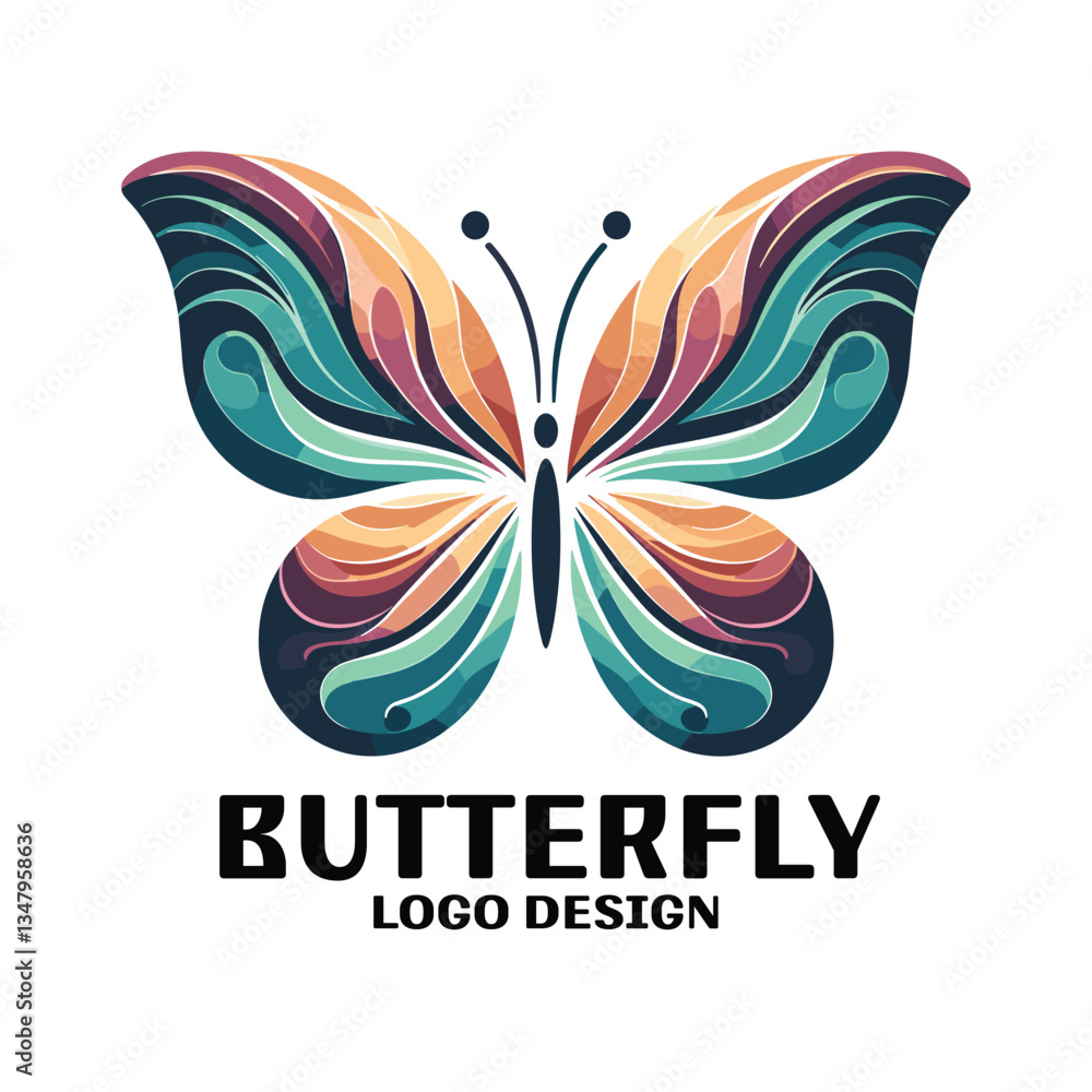 Butterfly Vector Logo Design Butterfly Vector Logo Design